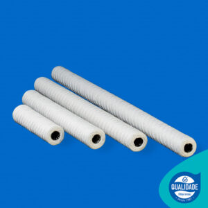 Refil Filtro polipropileno 10 x 2,5 polegada cartucho bobinado fio núcleo inox grupo 2