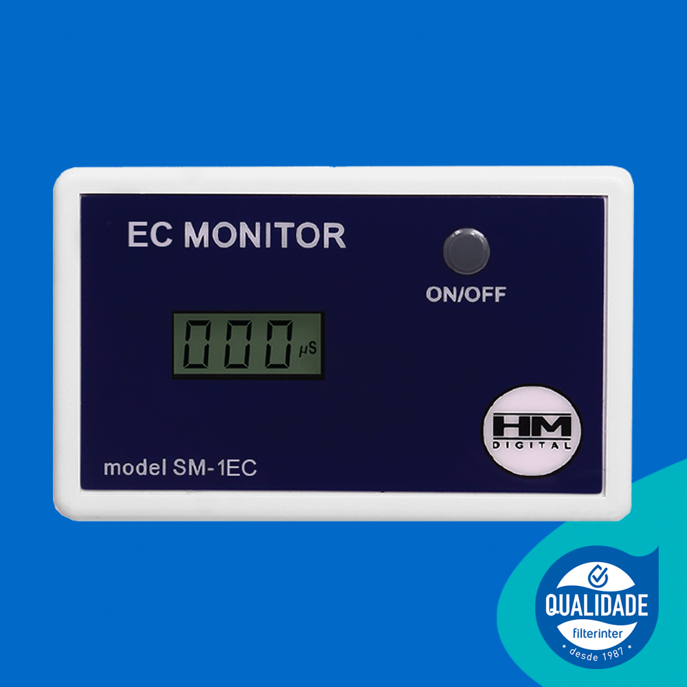 SM-1EC MONITOR CONDUTIVIDADE PARA OSMOSE REVERSA (IN-LINE) (5585) - FILTERINTER FILTROS