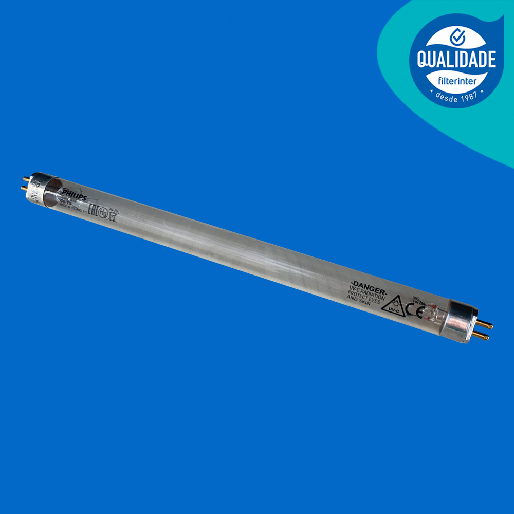 LAMPADA UV 6W G6 T5 (6083) AZUL COM SELO