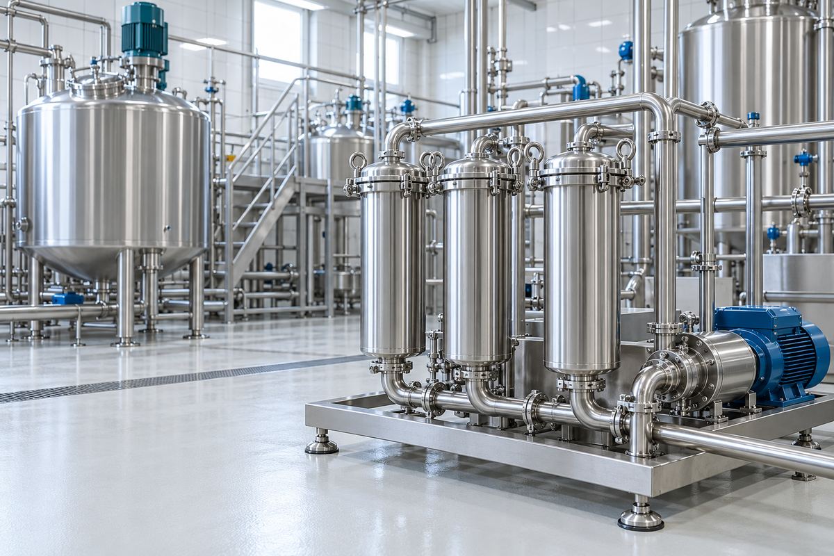 Filtração industrial no setor de alimentos