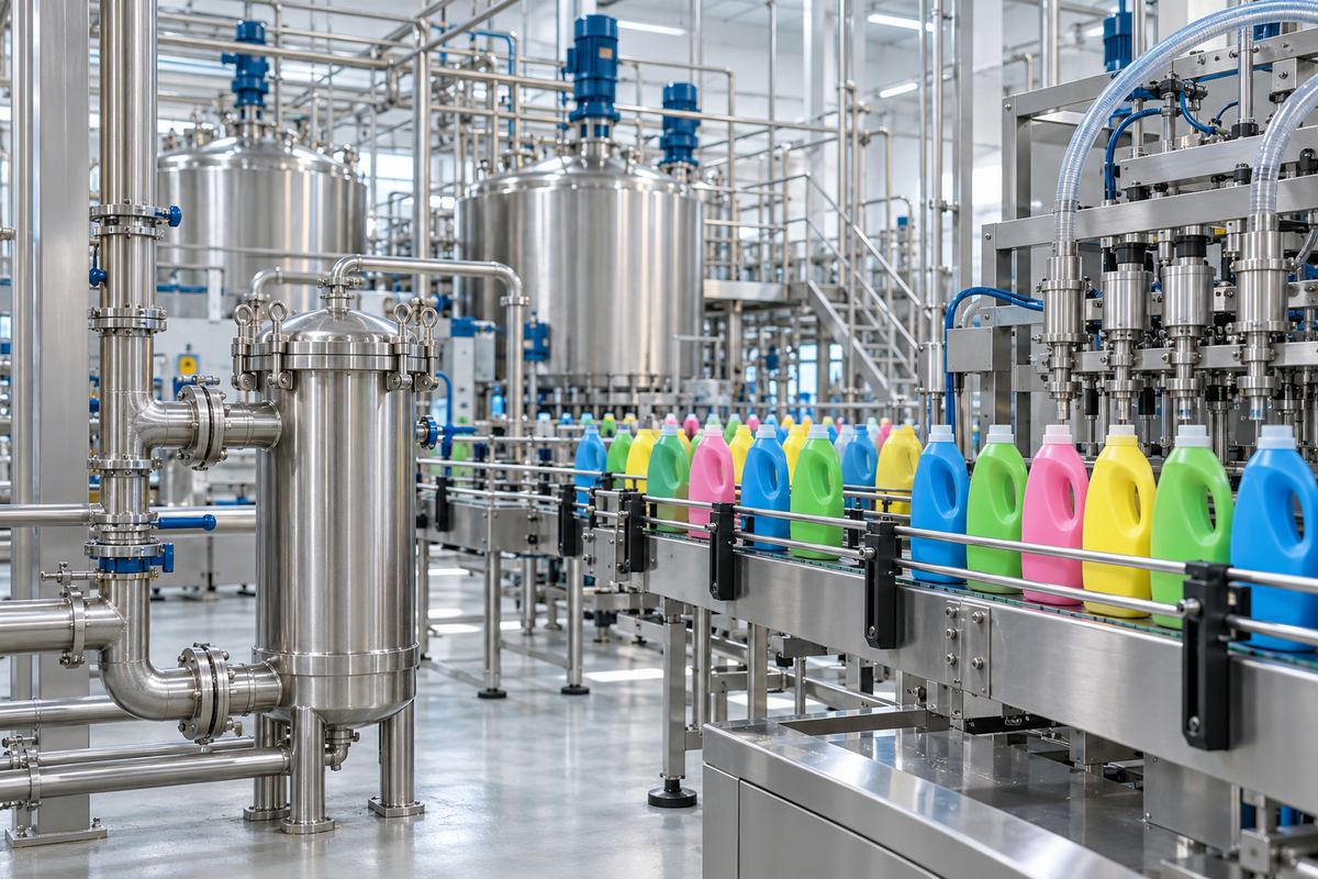 Filtração industrial no setor de limpeza