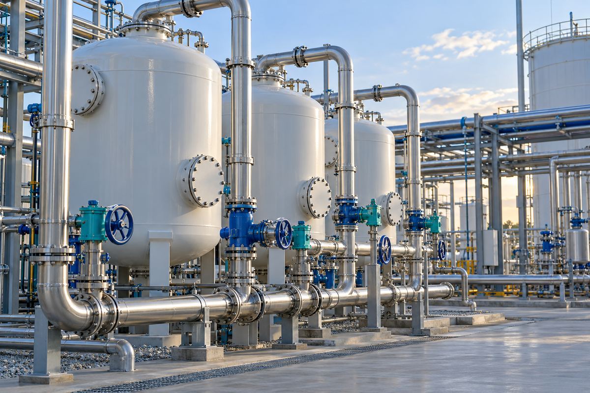 Filtração industrial no setor de petroquímico